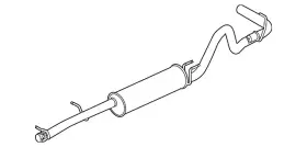 9c2z-5230-c Ford Genuine Exhaust Muffler