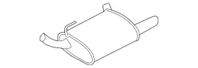 Ar3z-5230-r Ford Genuine Muffler