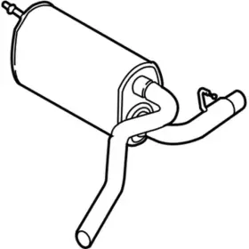 Dv6z-5230-b Ford Genuine Muffler