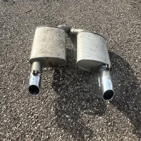 F1-7991-l Ford Mustang 4.6l A/t Rear Muffler With Exhaust Tip And Hangers 2005 2006 L&r Oem