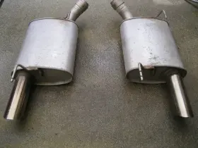 F1-7991-r Ford 2005-2009 Mustang Gt Oem Stock Axle-back Mufflers And L