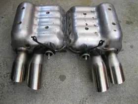 F1-8867-r Ford F1-8867-l 2018-2023 Mustang Gt Stock Quad Tip Oem Mufflers Set And