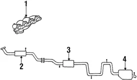 F5rz-5230-c Ford Genuine Front Muffler
