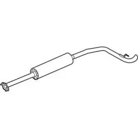 Fv6z-5230-k Ford Genuine Muffler