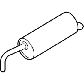 Gn1z-5a289-g Ford Genuine Rear Muffler