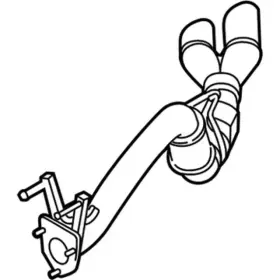 Hc3z-5230-h Ford Genuine Rear Muffler