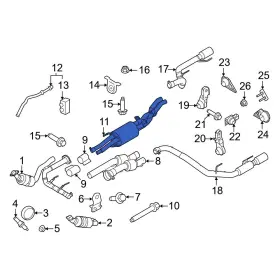 Pl3z5230d Ford Oe Exhaust Muffler