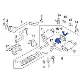 Pr3z5230f Ford Oe For Mustang 2024 Exhaust Muffler