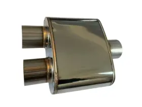Fd30253 Fuda Industries Performance Muffler 3.0 Inch Single 2.5 Dual Body Length 7 Exhaust Y Ss