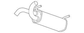13358829 Gm Genuine Exhaust Muffler