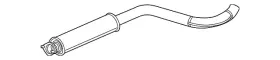 13423330 Gm Genuine Exhaust Muffler