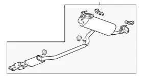 19420282 Gm Genuine F S Muffler