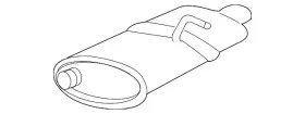 22648876 Gm Genuine Exhaust Muffler