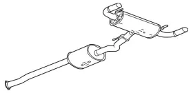 84286805 Gm Genuine F Muffler