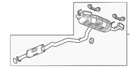 84731304 Gm Genuine Exhaust Muffler