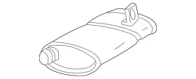 89047810 Gm Genuine Exhaust Muffler