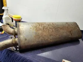 95200573 Gm P40752 2013-2020 Buick Encore Rear Exhaust Muffler 1.4l Fwd Oem