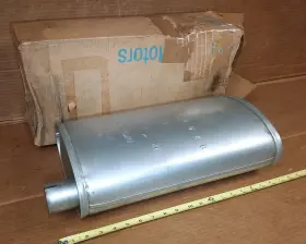 9798591 Gm Nos 1969 Pontiac Gto Lemans 400 4-speed Lh Muffler V8 69 Tempest T/8 Body