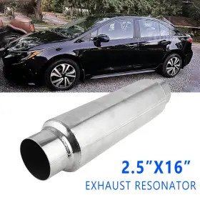 Goodfitment 896380000101 For Toyota Corolla Le Se Xse Xle 2.5 Inch Inlet/outlet 16 Exhaust Muffler Resonator