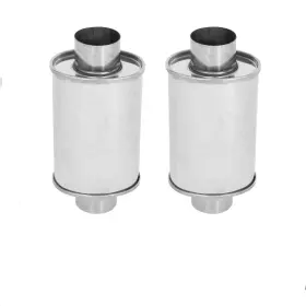 Gd5246 Goodqualitycarparts 2x 2.5 Inch Ultra Quiet Muffler Resonator 304ss Exhaust Vibrant Universal