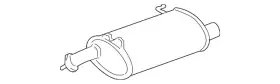 18305-te1-a01 Honda Genuine Muffler L Ex