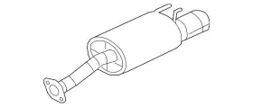18307-tr7-a02 Honda Genuine Exhaust Muffler