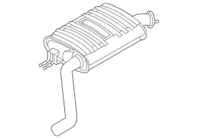 28650-cl110 Hyundai Genuine Muffler