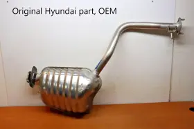 28701-3m020 Hyundai 2012 2013 2014 Genesis 3.8l Sedan Left Driver Rear Muffler Exhaust Tail