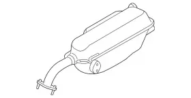 28730-1e450 Hyundai Genuine Muffler