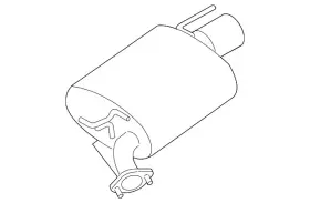20100-1ml0a Infiniti Genuine Muffler