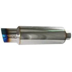 Ses225tt Injen 60mm Universal Muffler With Titanium Burnt Tip