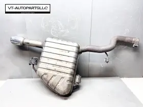 82284045 Jaguar 2016-2020 Xf 3.0l V6 Right Passenger Rear Exhaust Muffler With Tip Oem