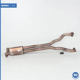 Ex535212ad Jaguar 14-21 X152 F-type 3.0 Exhaust Intermediate Dual Exit Silencer Muffler Oem