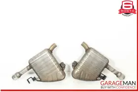 Gx635k243gf Jaguar 16-20 Xf 3.0l Rear Left And Right Exhaust Muffler Set Oem