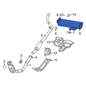 68595518ab Jeep Oe Exhaust Muffler