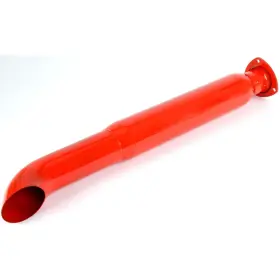 555-30296 Jegs Glasspack Header Muffler 3 In Hot Rod Sound High Temp Red