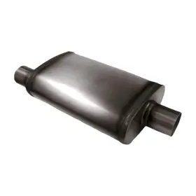 Jones Exhaust 654254708115 4 Inch X 9 14 Universal Max Flow Oval Muffler 2.25 Offset In/out M