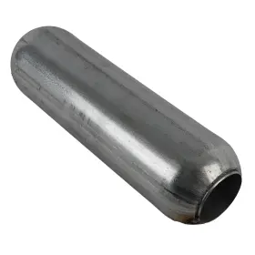 A3512b Jones Exhaust Muffler Glasspack 2 1/4 Inch Inlet Outlet Steel Blank 12 Overall Len
