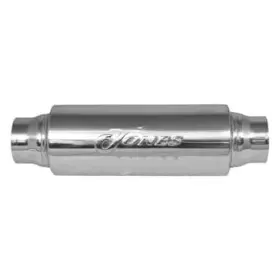 Jr25 Jones Exhaust Turbine Resonator 2.5 Inlet Outlet 4 Diameter 1
