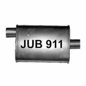 Jub911-jns Jones Exhaust Quiet Tone Muffler Universal 2.5inch Inlet Outlet Jub911