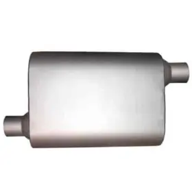 Jub912 Jones Exhaust Quiet Tone Muffler Offset In Out 2.5 Inlet Outle