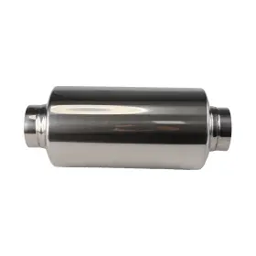 Jt2024045 Jt 3 Inch Inlet/outlet Muffler Resonator 14.5 Overall Length Stainless Steel Universal