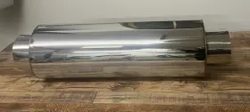 Dac188 Jy Performance 5 In Diesel Muffler 8 Inch X24 Body 30 Length Welded On Resonator