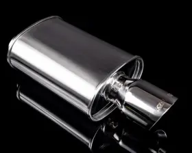 Ktd-mfs-25s K-tuned For Universal Muffler - Brushed Finish Short / Offset 19ft 2.5ft