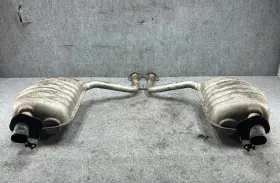 K900 Kia R053 Luxury 19-20 Oem Awd 3.3l V6 Rear Left And Right Exhaust Muffler Set 32k