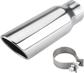 304012rac4 Lcgp 3 Inch Inlet Exhaust Tip Id /4 Od/ 12 Long Polished