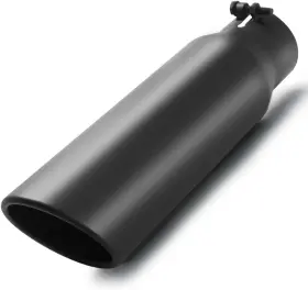 304015 Lcgp 3 Inch Inlet Black Exhaust Tip X 4 15 Universal Bolt On