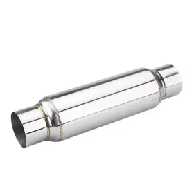 304016-1 Lcgp 3in Universal Resonator Straight Through Performance Muffler 16in Length