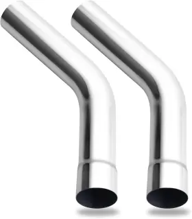 Sh-cp135-24d-dou Lcgp 2.25 Inch Od 2 Pcs 45 Degree Exhaust Tube Made Of 2.25ftft 2pcs