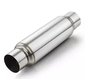 Shr304016 Lcgp 3 Inch Exhaust Resonator 16 Long Universal Muffler Deep Tone Reduce Engine Noise